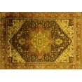 thumbnail image 1 of Ahgly Company Indoor Rectangle Oriental Yellow Industrial Area Rugs, 2' x 3', 1 of 4