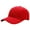 Red, variant on Plain Baseball Dad Cap Adjustable Size for Outdoor Activities Black
