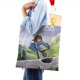 thumbnail image 4 of Nausicaa del Valle del Viento Bolso de tela con estampado de lienzo para mujer, bolsa de compras reutilizable y estética, con cremallera interior, regalo para mujer,38*45cm., 4 of 6