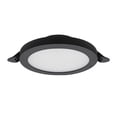 thumbnail image 1 of Estevez luminario LED empotrable FLAT DECO CCT, 6 Watts, 3 temperaturas, regulable, negro, 1 of 6