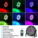 thumbnail image 3 of 2 Pack Cañón Led 36x1 Luces Audio Rítmico Multicolor Fiestas negro, 3 of 5