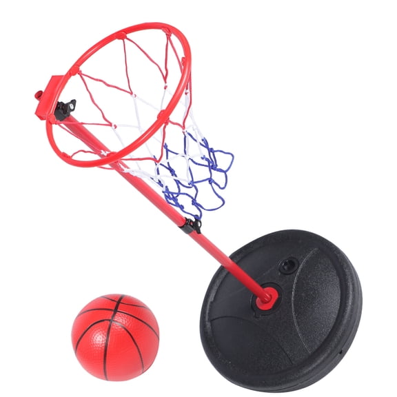 TABLZONE Detachable Red Pool Basketball Hoop Set for Indoor and Outdoor Swimming Pool Fun and Sports
