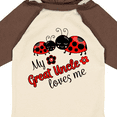 thumbnail image 4 of Inktastic My Great Uncle Loves Me with Cute Ladybugs Boys or Girls Long Sleeve Baby Bodysuit, 4 of 5