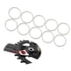 thumbnail image 4 of Advancent MUQZI Paquete de 20 Tornillos de rueda de cadena de bicicleta de montaña Arandela Juego de manivela de aluminio Reemplazo de junta Ciclismo, 4 of 6
