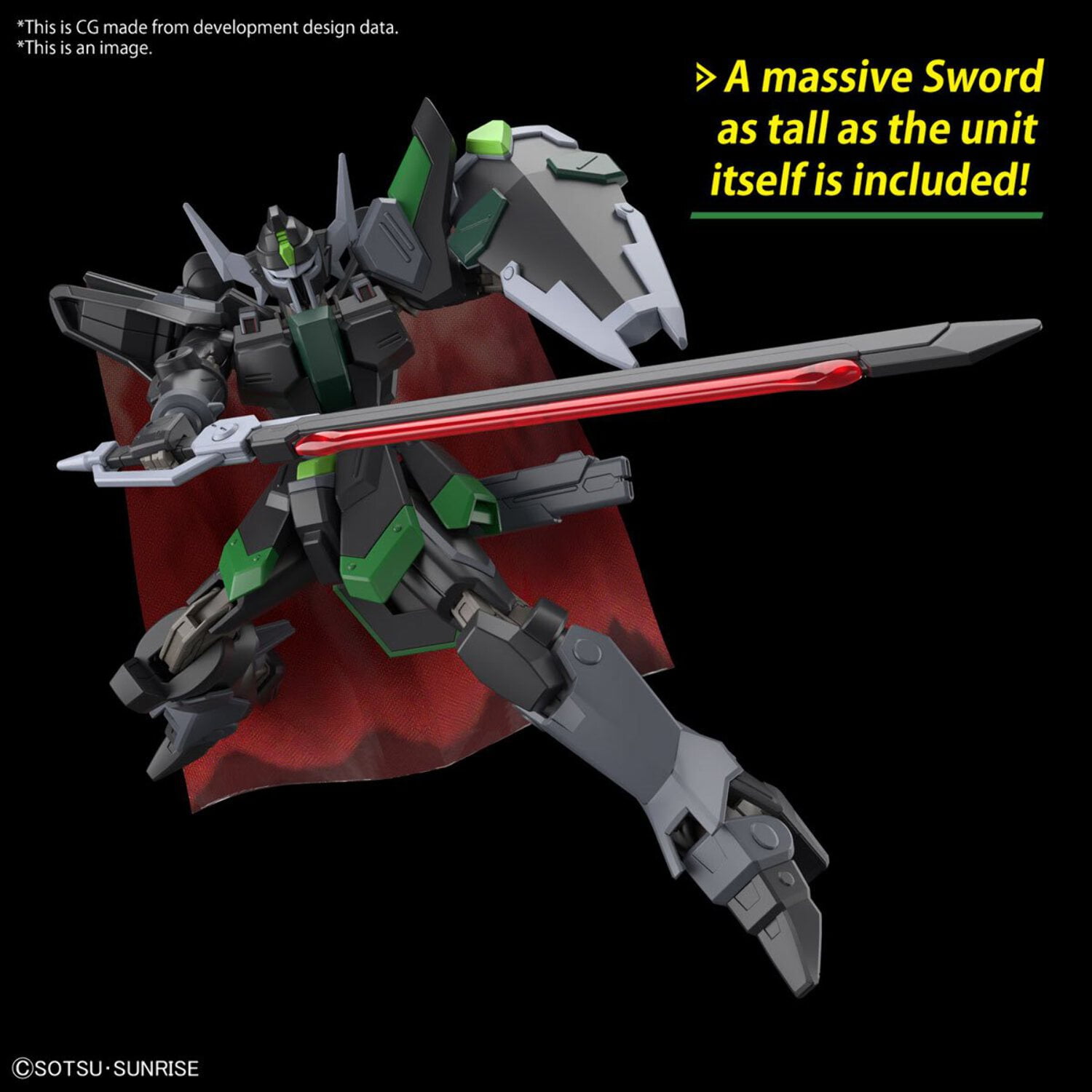 Gundam Freedom Black Rud-ro.A HG 1:144 Model Kit