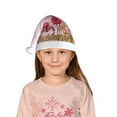 thumbnail image 5 of Balery Flamingos In The Tropical Forest Pattern Santa Hat Christmas Hat Funny Christmas Hat Christmas Knitted Beanie Hat For Kids, 5 of 6