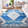 thumbnail image 3 of Safavieh Madison Brandon Oriental Area Rug, Navy/Creme, 8' x 10', 3 of 11