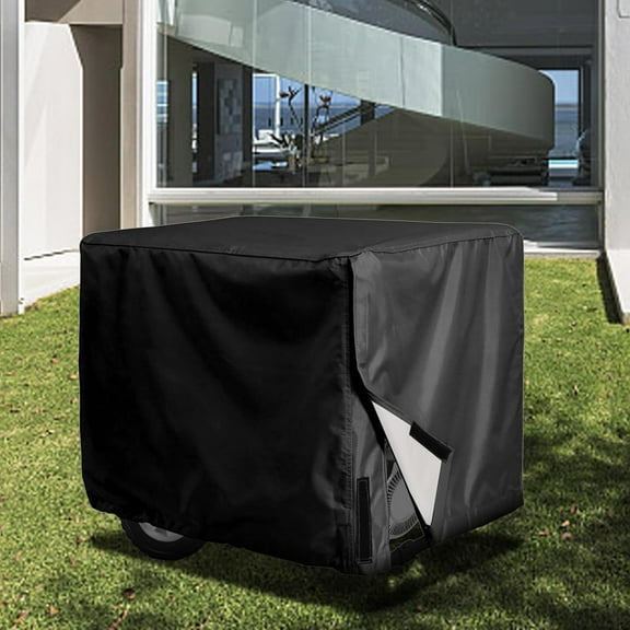 Generator Covers for Outside, Waterproof Universal Generator Covers for Outside, Heavy Duty Thicken 600D Polyester Weather UV Resistant Cover for Most Portable Generators Outdoor(65*51*51cm)