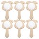 thumbnail image 1 of DIY Wooden Hand Mirrors for Kids Khaki Unfinished Household Toy Mirror 6 Pieces, 1 of 4