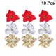 thumbnail image 2 of 18 piezas de flores navideñas Allinless, 2 of 3
