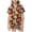 0#Brown1088, variant on Elegyee Girls Thanksgiving Turkey Pajamas Satin Button Down Shirt Shorts PJs(2-13 Years)