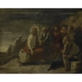 thumbnail image 2 of Honoré Daumier 24x20 Gold Ornate Framed and Double Matted Museum Art Print Titled - Christ and His Disciples (1830 - 1879), 2 of 4