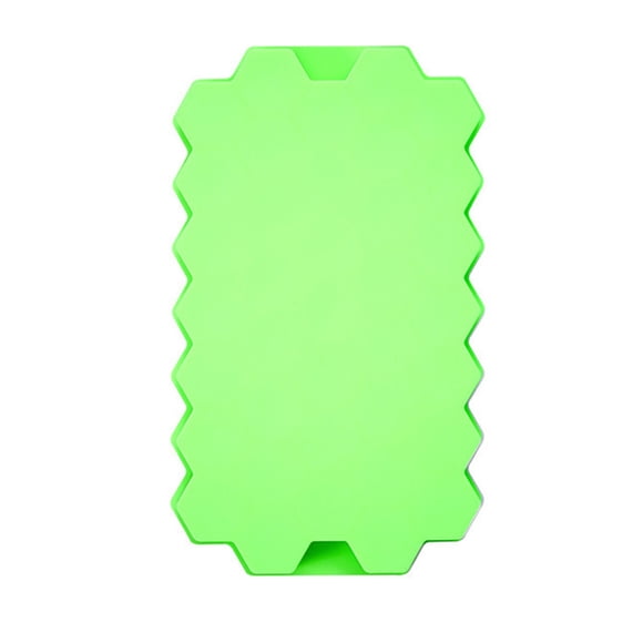 Billuyoard Molde de cubo de hielo de silicona grande 2 en 1 portátil Dropshipping con tapa, herramientas para hacer cubos que ahorran espacio para Herramientas y accesorios para hornear Verde Billuyoard HA001574-02
