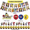 thumbnail image 2 of 32Pcs For Invincible Party Decoration Kit – Includes Banner, 18 Balloons,13 Cupcake Toppers for Themed Celebrations, 2 of 4