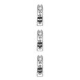 thumbnail image 4 of Eigraketly Diseño de accesorios de guitarra Pieza de repuesto Conveniente Puentes resistentes al desgaste Sillines Profesionales Principiantes Type1 NO1, 4 of 6