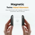 thumbnail image 3 of OCOOPA Rechargeable Hand Warmers 2 Pack ,Electric Portable Magnetic Hand Warmers,Winter Gifts for Women Men,UT3 Lite, 3 of 9