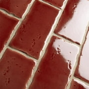 SomerTile 2.5" x 5.125" Nove Burdeos Subway Ceramic Wall Tile (60 Tiles/ 6.16 sqft.)