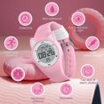 thumbnail image 3 of Reloj digital para niños Relojes deportivos impermeables para niños Rastreador de ejercicios con podómetro / azul / Afortunado Sencillez, 3 of 5