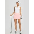 thumbnail image 5 of BALEAF Golf Shirts for Woman Sleeveless Tennis Tank Tops V-Neck Racerback Polo Collar White L, 5 of 7