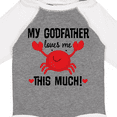 thumbnail image 4 of Inktastic Godson Gifts My Godfather Loves Me Boys or Girls Long Sleeve Baby Bodysuit, 4 of 5