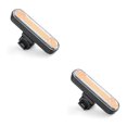 thumbnail image 1 of relayinert Turn Signal Light 100lm Remote Control Taillight IPX4 Waterproof Rechargeable Bike Warning Light, Red Black BK600 2Set, 1 of 6