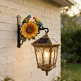 thumbnail image 5 of Aoznliie Wall Hooks, Decorative Metal Wall Hooks with Cute Animal Flower Patterns, Rustproof Iron Hangers for Plant Baskets Lanterns, 9x8 in, 5 of 6