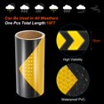thumbnail image 3 of Uxcell Reflective Tape, 8" x 10 Ft Waterproof Safety Tape for Trailers, Black Yellow, 3 of 6