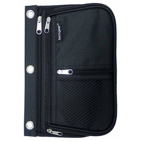 Tech Gear Expandable Binder Pouch, 3 pockets, expandable
