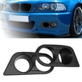 thumbnail image 4 of 2pcs Car Fog Light Cover, Front Bumper Foglight Cover Dual Holes Car Accessory Fit for E46 M3 2001-2006, 4 of 7