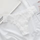thumbnail image 2 of Gibobby Calzones de encaje para mujer Sexy encaje cintura bragas algodón mujer ropa interior Tanga(Blanco,G), 2 of 5