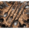 thumbnail image 2 of Cambridge 510020CPG12DS Emmy Black Satin 20-Piece Flatware Set, 2 of 6