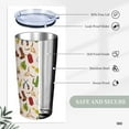 thumbnail image 4 of Western Tumbler 20oz Boho Western Stainless Steel Insulated Tumblers with Lid and Straw Beige Travel Coffee Mug Tea Wine Cups Water Bottle Western Gifts for Women, 4 of 6
