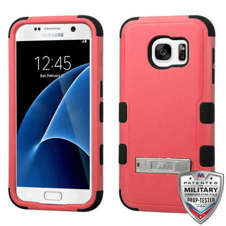 For Samsung Galaxy S7 Natural TUFF Rugged Phone Protector Case Cover w/Stand