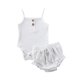 thumbnail image 1 of Ropa de verano para bebés y niños recién nacidos, peleles de punto con espalda descubierta y pantalones cortos con cordón, conjuntos de trajes de playa Tan Jianjun unisex, 1 of 2
