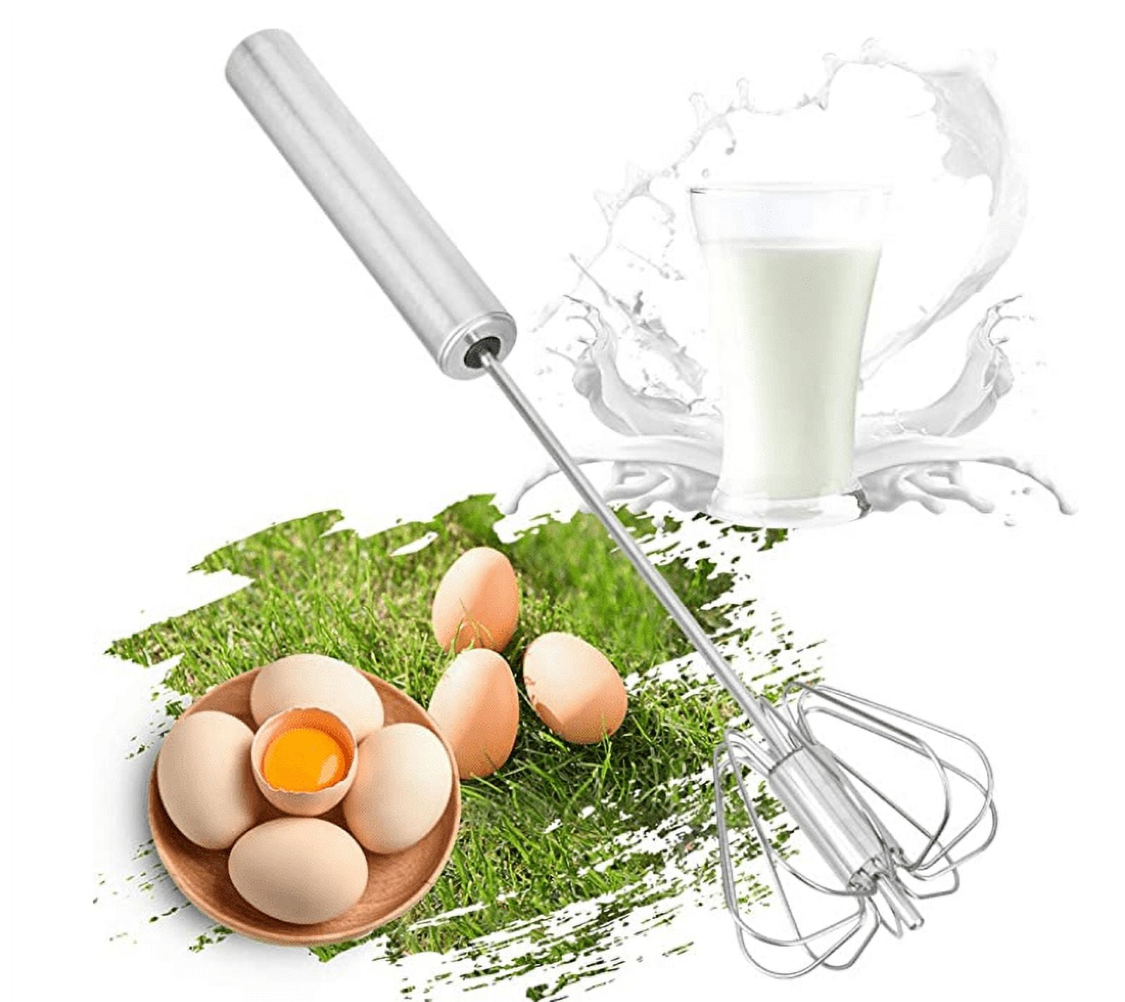 Semi-Automatic Steel Egg Beater – Home Sick Treats
