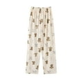 thumbnail image 1 of Pantalones de pijama de algodón para mujer con bolsillos Pantalones de pijama casuales y cómodos para mujer con bolsillos, 1 of 5