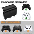 thumbnail image 2 of Controller Battery Pack For Xbox One Controller Rechargeable Battery Cover Xbox One X/S Xbox 1 Play And Charge Kit for Xbox One Wireless Controller Black With Charger Cable, 2 of 7