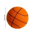 thumbnail image 2 of 9.4in Silent Basketball, High Density Foam Training Ball, Indoor Noiseless Dribbling Tool, Soft Muted Sports Equipment for Apartment and Home Play, 2 of 4