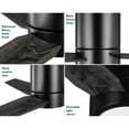 thumbnail image 6 of Braden Collection 44" 3-Blade Matte Black LED Mid-Century Modern Indoor Hugger Ceiling Fan, 6 of 15