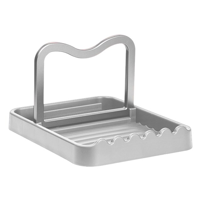 Visland Pot Lid Holder Utensils Rack Non-Slip Design Easy to Clean Kitchen Counter Foldable Pan Lid Organizer Stand