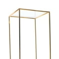 thumbnail image 6 of Wedding Flower Stand Metal Vase Stand Floor Column Floral Rack Centerpiece Wedding Flower Display Plant Stand Metal Storage Rack Indoor Outdoor Party Decor Flower Floor Vase Flower Stand Column, 6 of 10