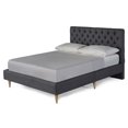 thumbnail image 4 of Cama Matrimonial Makora Velaria Oxford Tapizada en Tela Tipo Velvet (No Incluye Colchón), 4 of 8