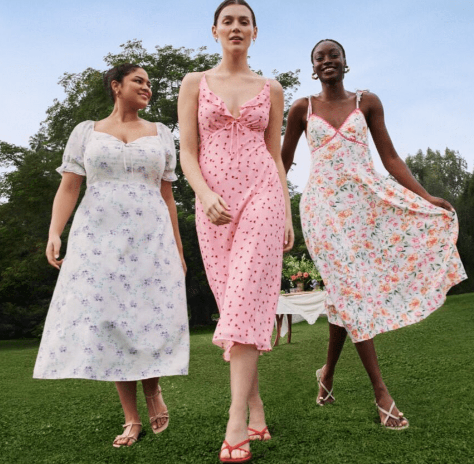 No Boundaries Sleeveless Ruffle Midi Dress, Women's XXS-XXL