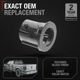 thumbnail image 2 of T1A Parking Sensors Housing Bezel, Rear Driver Side - Compatible with 2015-2020 Ford F-150 - Rear Bumper Parking Aid Sensor Bezel, Plastic - OEM FL3Z15K861AB, 2 of 5