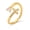 Gold, variant on 14K Gold Plated CZ Cross Heart Ring Eternity Promise Jewelry for Her