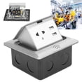 thumbnail image 4 of Enchufe Emergente rápido ANGGREK Toma eléctrica de Piso integrado Panel Resistente a Los Arañazos Interfaz USB Dual, 4 of 7