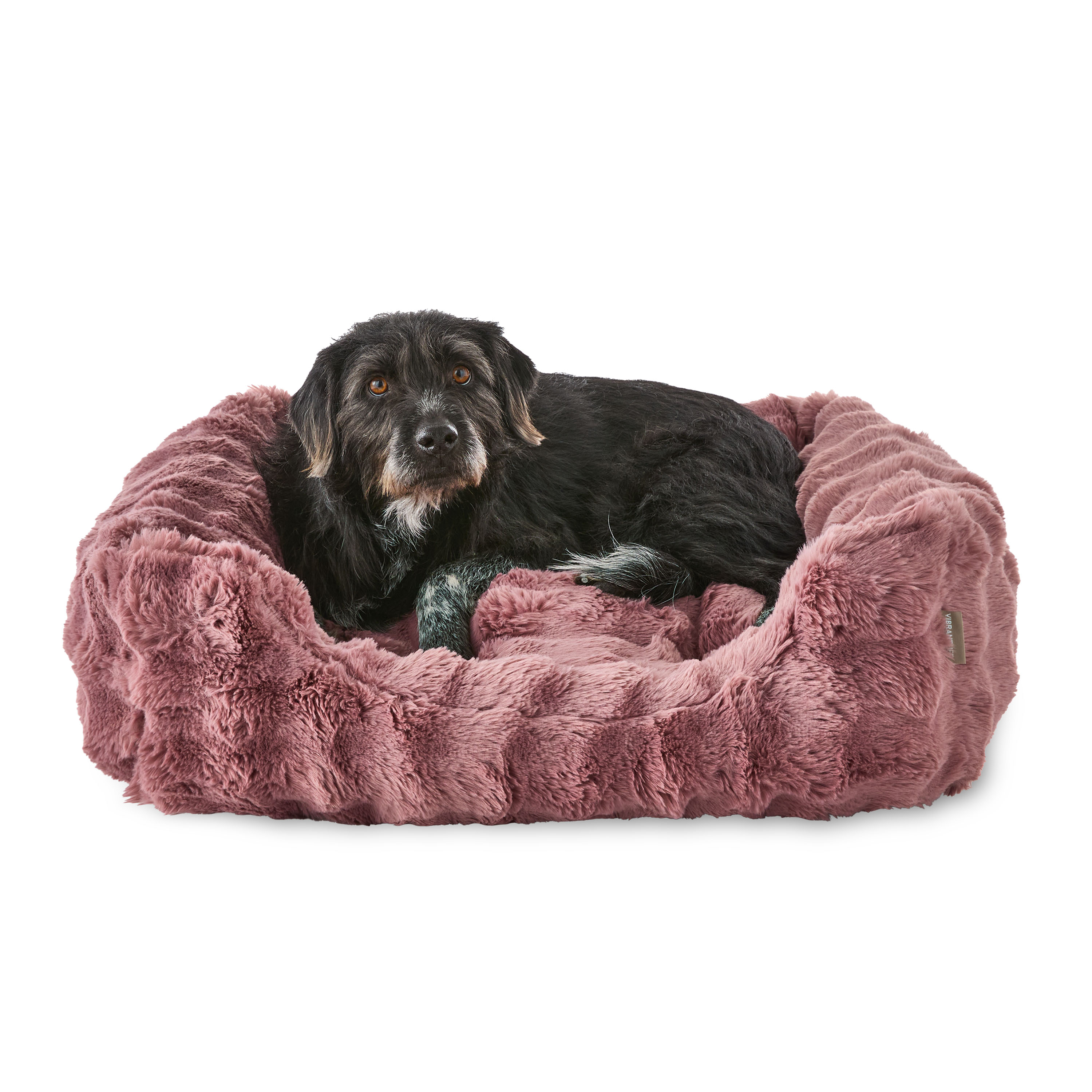 Vibrant Life Large Orthopedic Cuddler Pet Bed, Pink photo 2