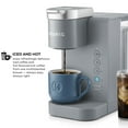 thumbnail image 5 of Keurig K-Express Essentials Plus, Iced and Hot Single-Serve K-Cup Pod Coffee Maker, Gray, 5 of 15