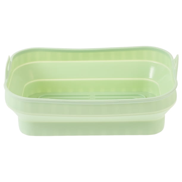 Revestimiento de silicona para freidora de aire, revestimiento reutilizable para freidora de aire, revestimiento de silicona para freidora de aire de doble mango para restaurante