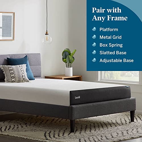 Walmart lucid memory on sale foam mattress